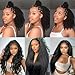 Kinky Curly Clip in Hair Extensions Real Human Hair for Black Women Full Head 8A Brazilian Real Hair 3c 4a Kinkys Curly Human Hair Clip ins Natural Color 8pcs 20 Clips 100g/Set (14 inch)
