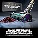 Shark PowerDetect Clean & Empty Cordless Vacuum Cleaner, DuoClean Detect, Reverse Clean, 2L Auto-Empty Base, Anti-Hair Wrap Plus, 70 Min Runtime, Lightweight, Pet & Multi-Surface Tools, Grey IP3251UKT