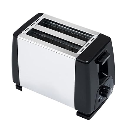 Muskan Enterprises -ME Toaster Maker Home Stainl Steel can Toast Two Pieces Breakfast Bread Sandwich Light Food Maker