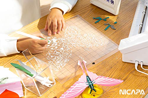 Nicapa N1-3 Standardgrip Cutting Mat For Silhouette Cameo 4/3/2/1 (12X12 Inch,3 Mats) Standard Adhesive Sticky Quilting Cut Replacement Accessories thumb #4