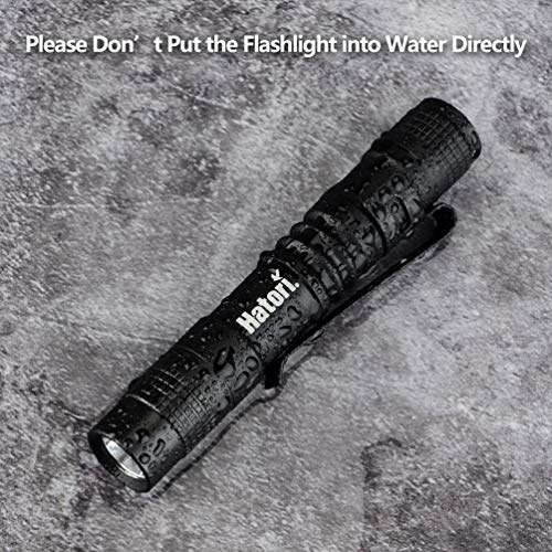 LED Mini Flashlight, Bright Small Handheld Pocket Flashlights Tactical High Lumens Pen Light for Camping, Outdoor, Emergency, 3.55 Inch - Thumbnail 4