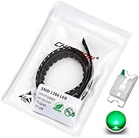 Vista 9 de CHANZON (5 colores x 20 piezas = 100 piezas 1206 SMD LED diodo luces surtidas kit (mini chip 0.126 in x 0.063 in para PCB DC 20mA) lámparas