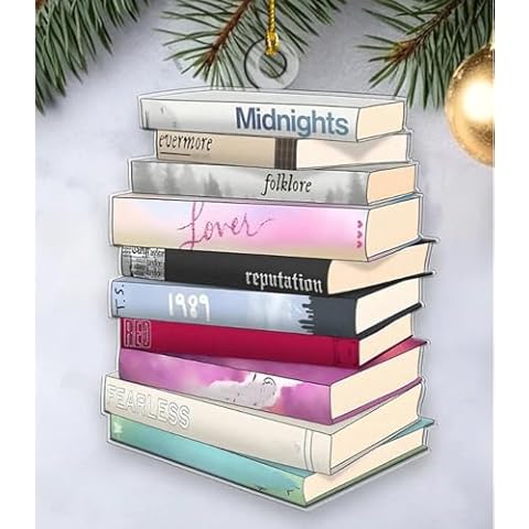 Christmas Ornament, Album Books Ornaments, Tour Christmas Tree Ornaments, Personalized Christmas Decorations for Christmas Weddings Holidays (A) Cover