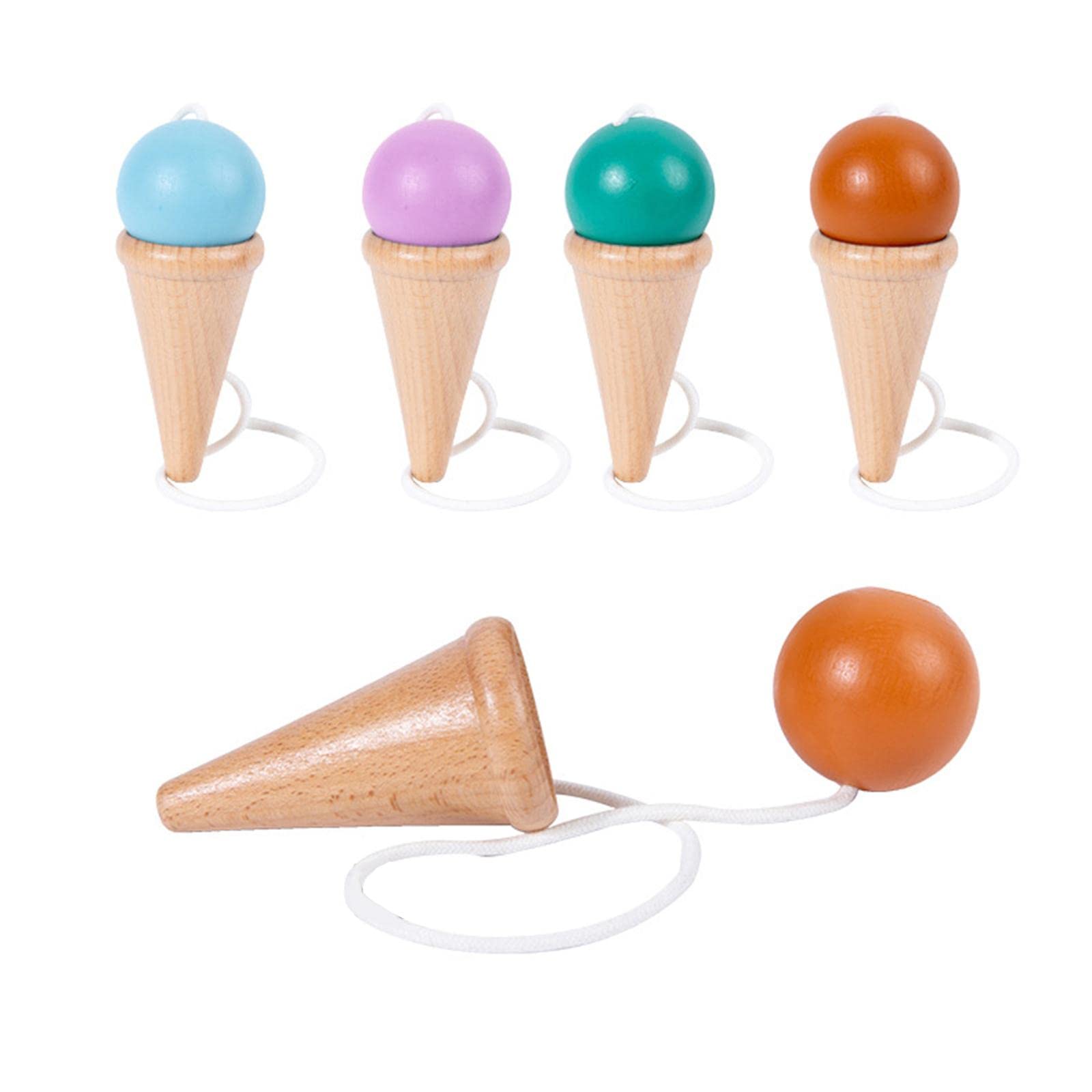 Kendama Japonais Jouet Traditionnel Balle Bois Cup Compétence Fonction Balance Destiné Enfants Adolescents Adultes Convient Cadeau Maison