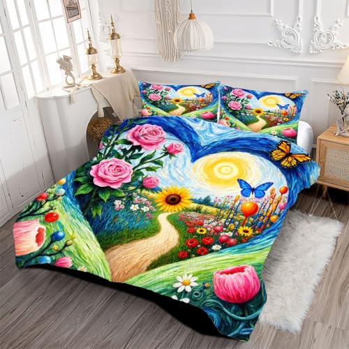 Couette 200x200 cm microfibre tempérée douceur supérieure avec imprimé bolide 3D - 3