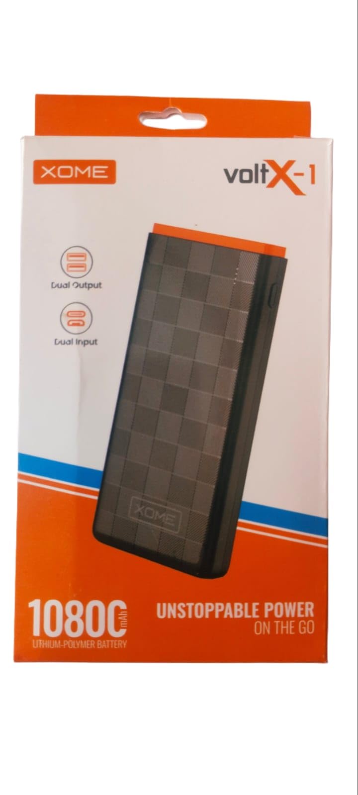 XOM voltX-1 Portable Power Bank, 10000mAh, Lithium-Polymer Battery, Dual Input and Output-image-40