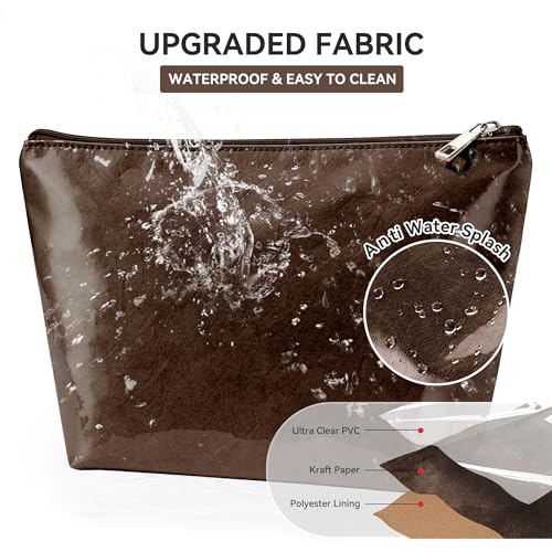 Image of KALIDI PVC Tote Women Weekender Bag Large Shopper Handbag Oversize Shoulder Travel Purse