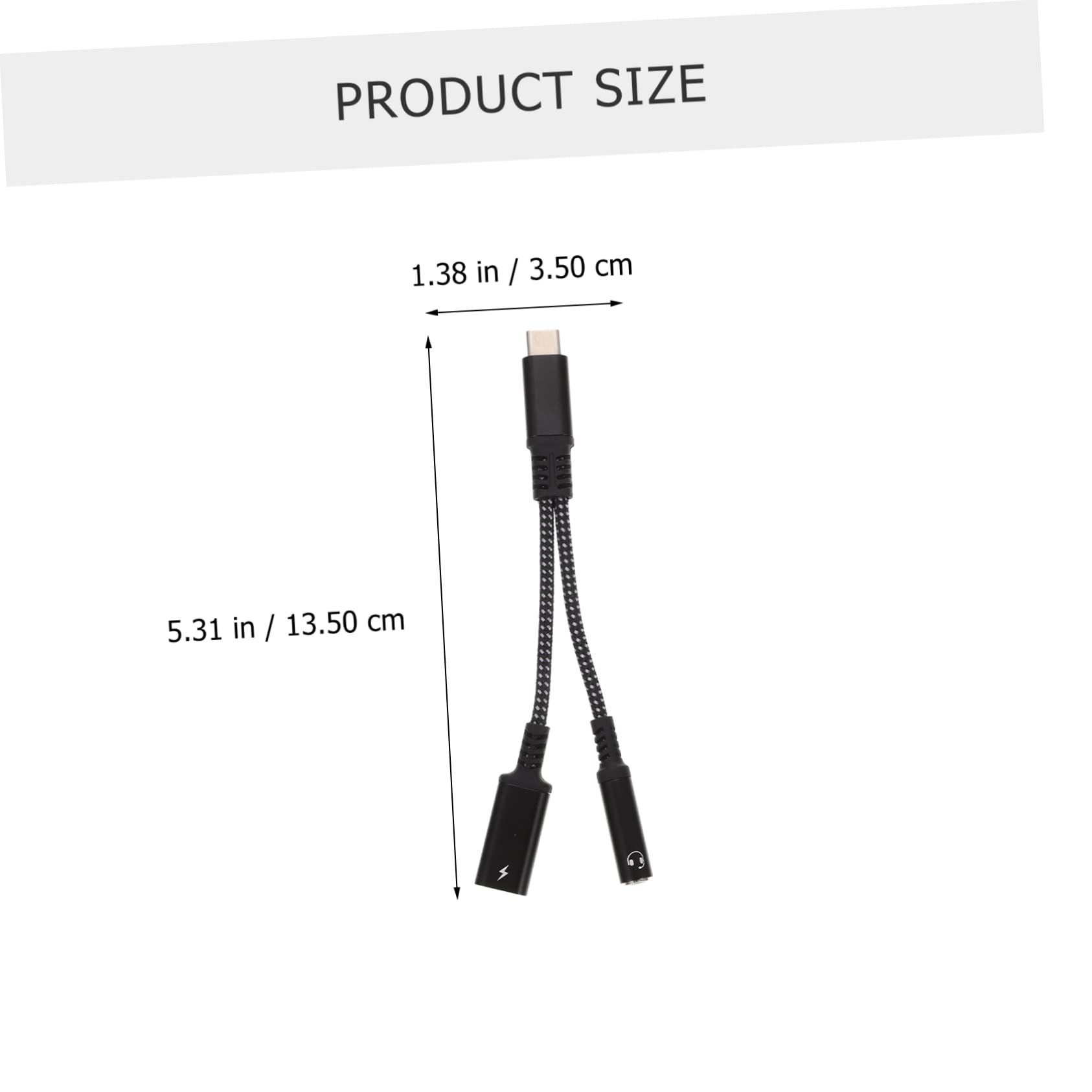 jojofuny 5 Szt. Adapterów Jack Do Usb C Do Słuchawek I Słuchawek Dousznych Wysoka Wierność Solidne Ładowanie I Szybkie Przesyłanie Dźwięku