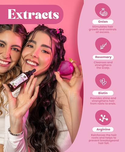 Image of Natural Sant Onionvital Hair Serum with Onion, Rosemary, Biotin & Arginine - Hydrating Serum for Scalp & Hair Care, 60ml