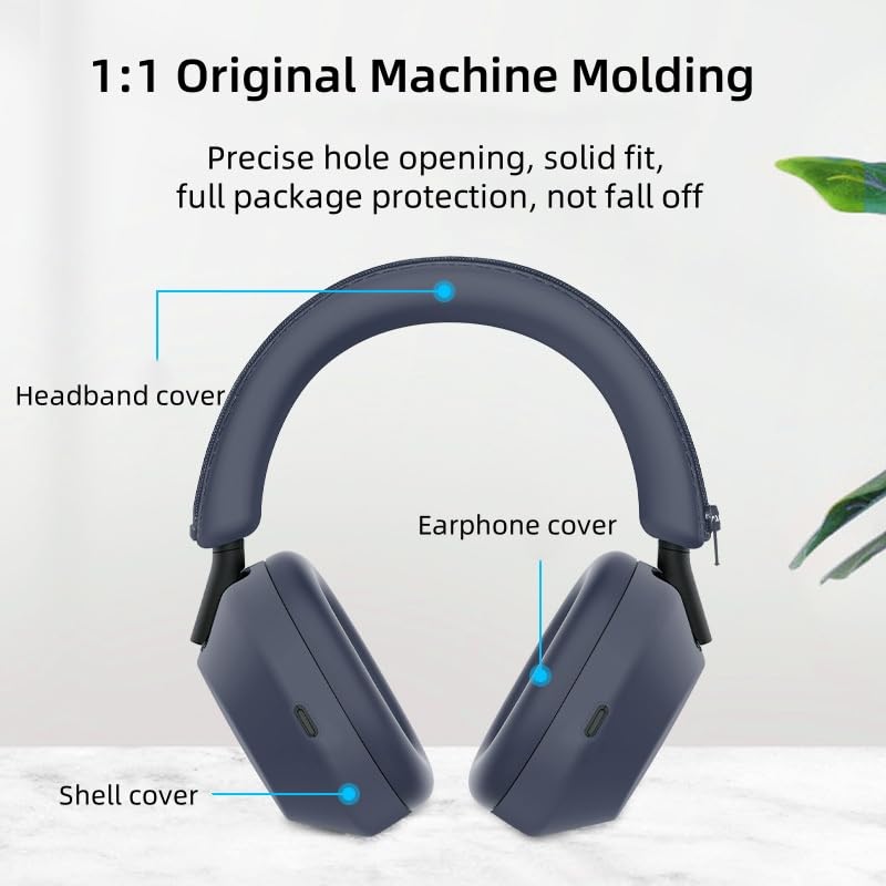 Amazon | Sony WH1000XM6ヘッドフォン用ソリッドカラーシリコン保護