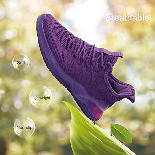 Image of KEEZMZ Womens Ladies Walking Running Shoes Slip On Lightweight Casual Tennis Sneakers Clothes Shoes