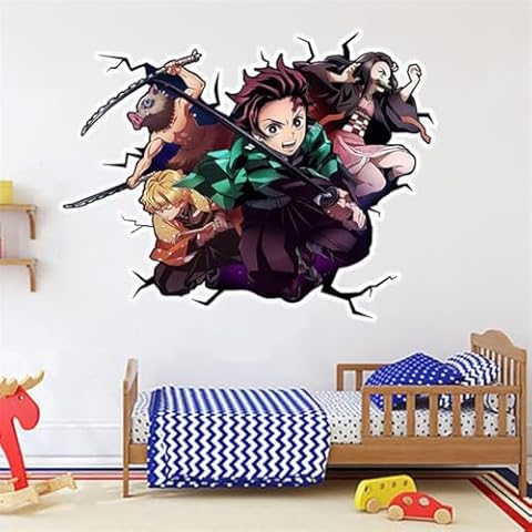 Grenric Anime Wallpaper Wall Decals for Kids Cover