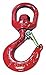 Swivel Hook, Carbon Steel, 15, 000 lb, Red