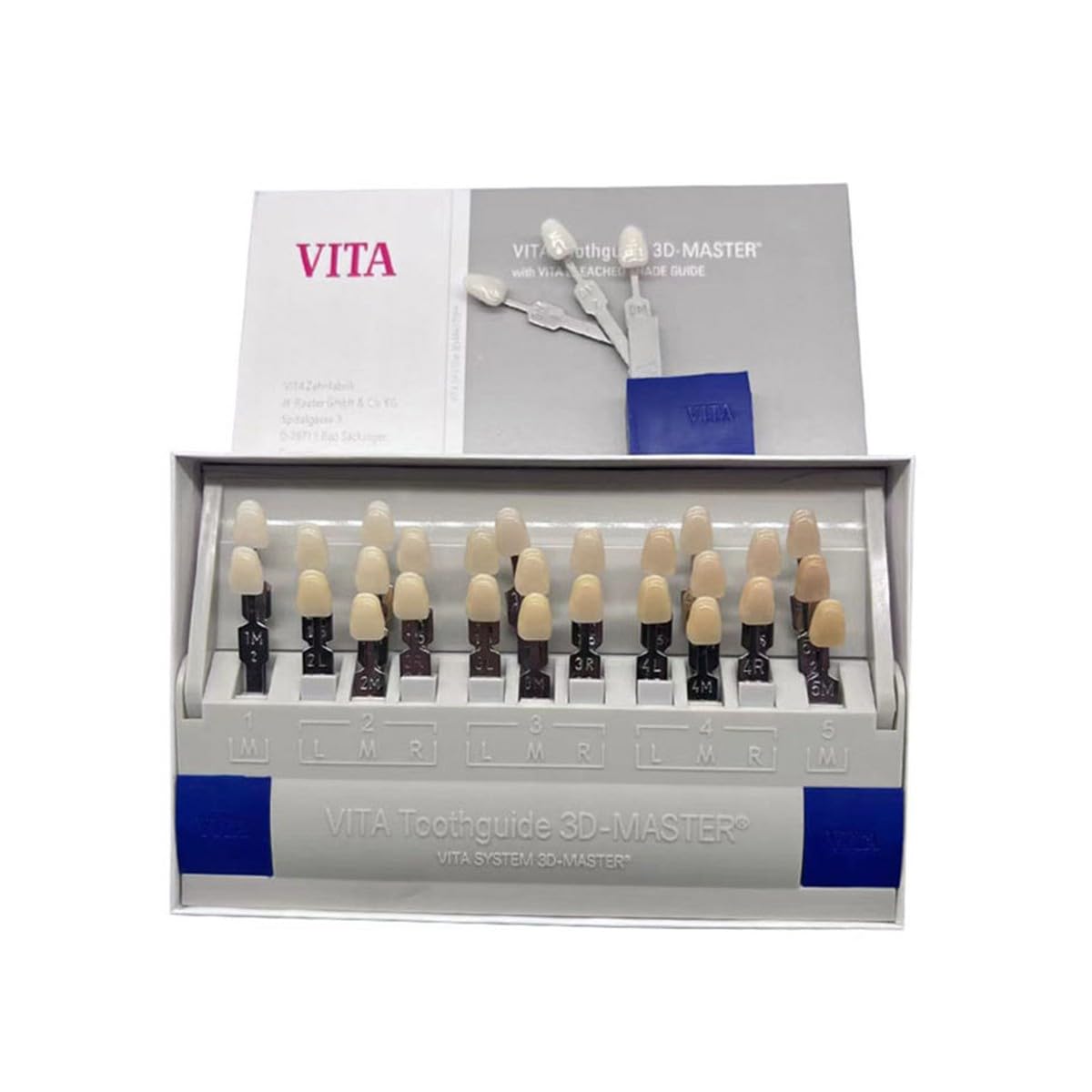 29 Colori Sbiancamento Dei Denti Scala Colori Tabella Colori Sbiancamento | Denti Professionale 3D