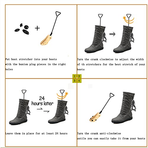 Pestor BOOTXC-L Unisex Pair Of Professional Boot Stretcher Adjustable Width Shoe Shaper thumb #3