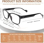 Reading Glasses for Women Men, Blue Light Blocking Ladies Computer Readers with Spring Hinge