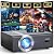 [Electric Focus/Auto Keystone] Projector with WiFi and Bluetooth, Native 1080P 4K Supported,FUDONI Outdoor Movie Projector for Home Theater UP to 300", for iOS/Android/Laptop/TV Stick/HDMI/USB
