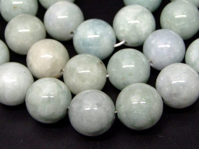 g3-17C ミャンマー翡翠 ヒスイ 14mm A 1連39cm 通し針、解説書、1mゴム付き 鑑別済 本物保証 ミャンマー産 天然