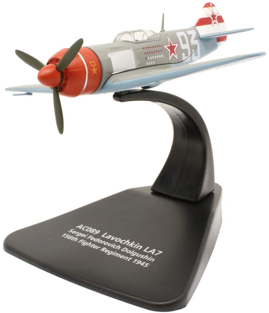Oxford Diecast AC089 Lavochkin LA7 Sergei Federovich Dolgushin 156 Fighter Reg.