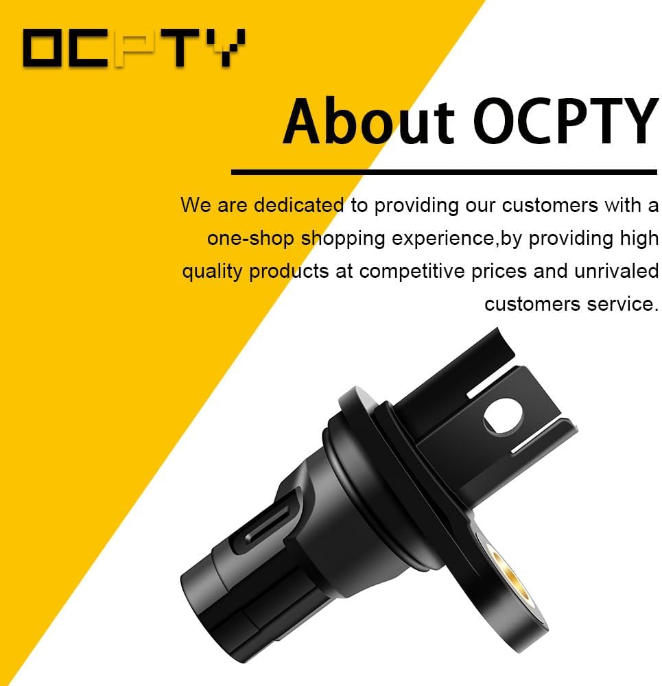 OCPTY 4PCS Engine Crankshaft Position Sensor Fits for 2011 for BMW 1 Series M 2008-2013 for BMW 128i 2008-2010 for BMW 135i 2006-2011 for BMW 323i