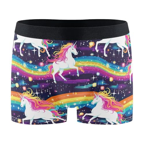 Cute Rainbow Unicorn Underwear for Men S 202a9200