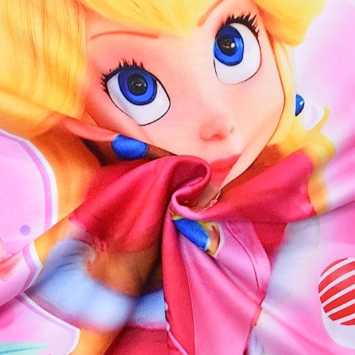 Girls Princess Pink Pajama Sets Toddler 2Pcs Cartoon Sleepwear Kids Long Pjs For Girls Cute Graphic Homewear4