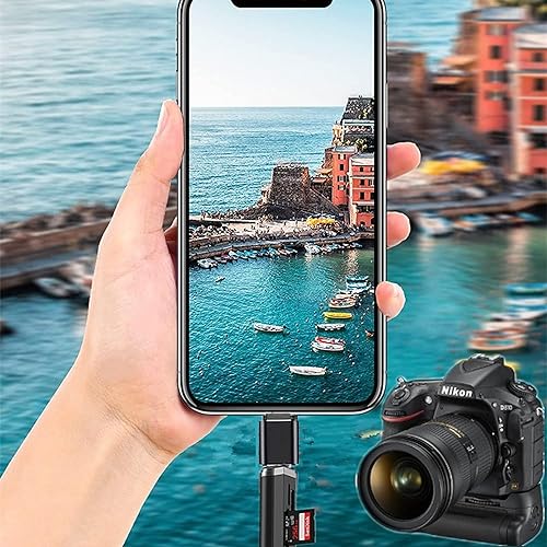 Image of JGD Lightning to USB 3.0 OTG for iPhone /iPad OTG Connector Extender Convertor for All iOS Devices, USB Female Connect USB Flash Drive,Keyboard,Mouse, Only Data Transfer, Charging is NOT Supported
