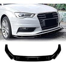 Front Bumper Spoiler Splitter Lip for Audi A3 8V Standard Sedan 2013-2016