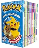 Pokemon Mega Collection 18 Books Box Set (Word Games, Code Breakers, Brain Teasers, Ash The Champion, A New Companion, A New Beginning, Pokemon Peril, The Orange League, Show Time! & 9 more...)