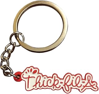 Sponsored Ad - THICK-FIL-A Keychain | Cute Keychain for Girlfriend or Boyfriend, Best Friend Keychain, Funny Keychains, Ca...