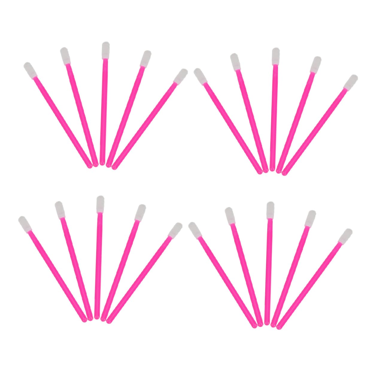 FRCOLOR 100pcs Lip Applicator Makeup Brush for Lipstick Makeup Beauty Tool Kits Easy to Carry