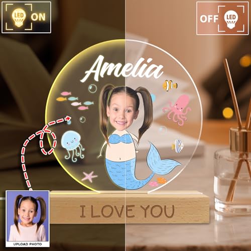 Lámpara de Mesa Nocturna Acrílica Personalizada miniatura 2