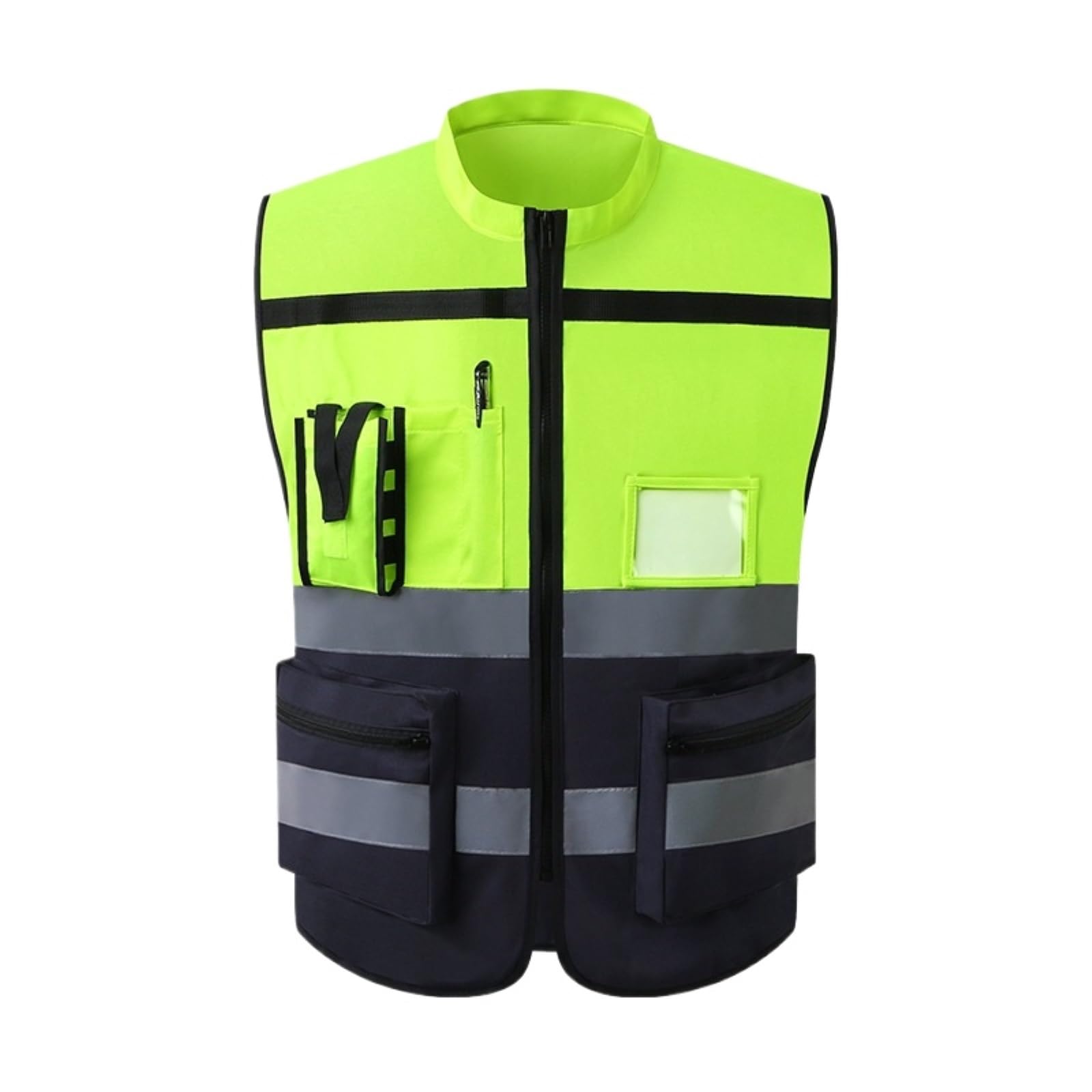 chaleco de alta visibilidad, Chaleco Reflectante for Moto y Construcción, Multicolor, L XL XXL