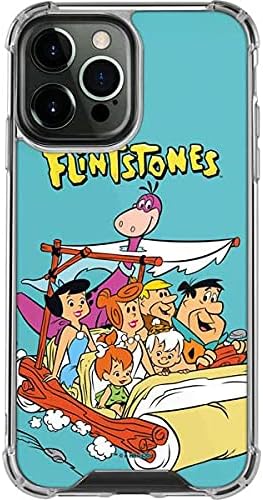 Skinit Clear Phone Case Compatible with iPhone 13 Pro Max - Officially Licensed The Flintstones and Rubbles Design