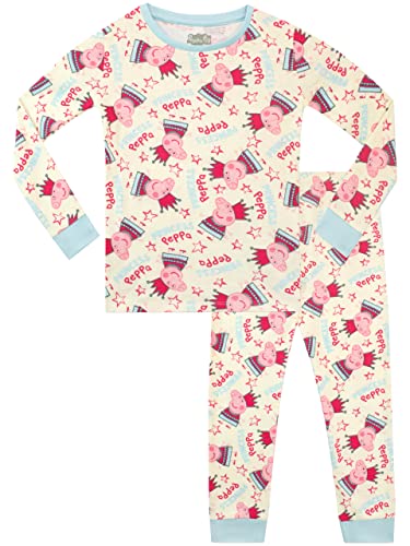 Peppa Pig Ensemble De Pyjamas Fille Bien Ajusté Rose 7-8 Ans