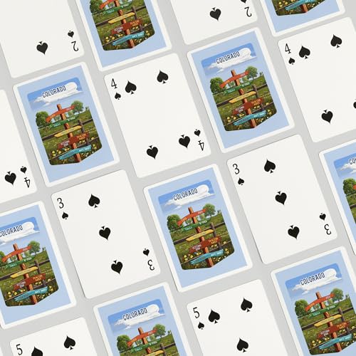 Lantern Press Colorado Baraja de 52 Cartas Póker miniatura 4
