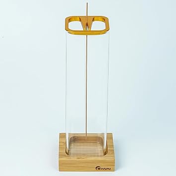 Hanging Incense Holder, Incense Holder for Sticks with Removable Glass Ash Catcher, Anti-Ash Flying Upgrade Design, COIWAI,Perfect for Yoga, Tea Ceremonies, Meditation, Spa and Home Relaxation