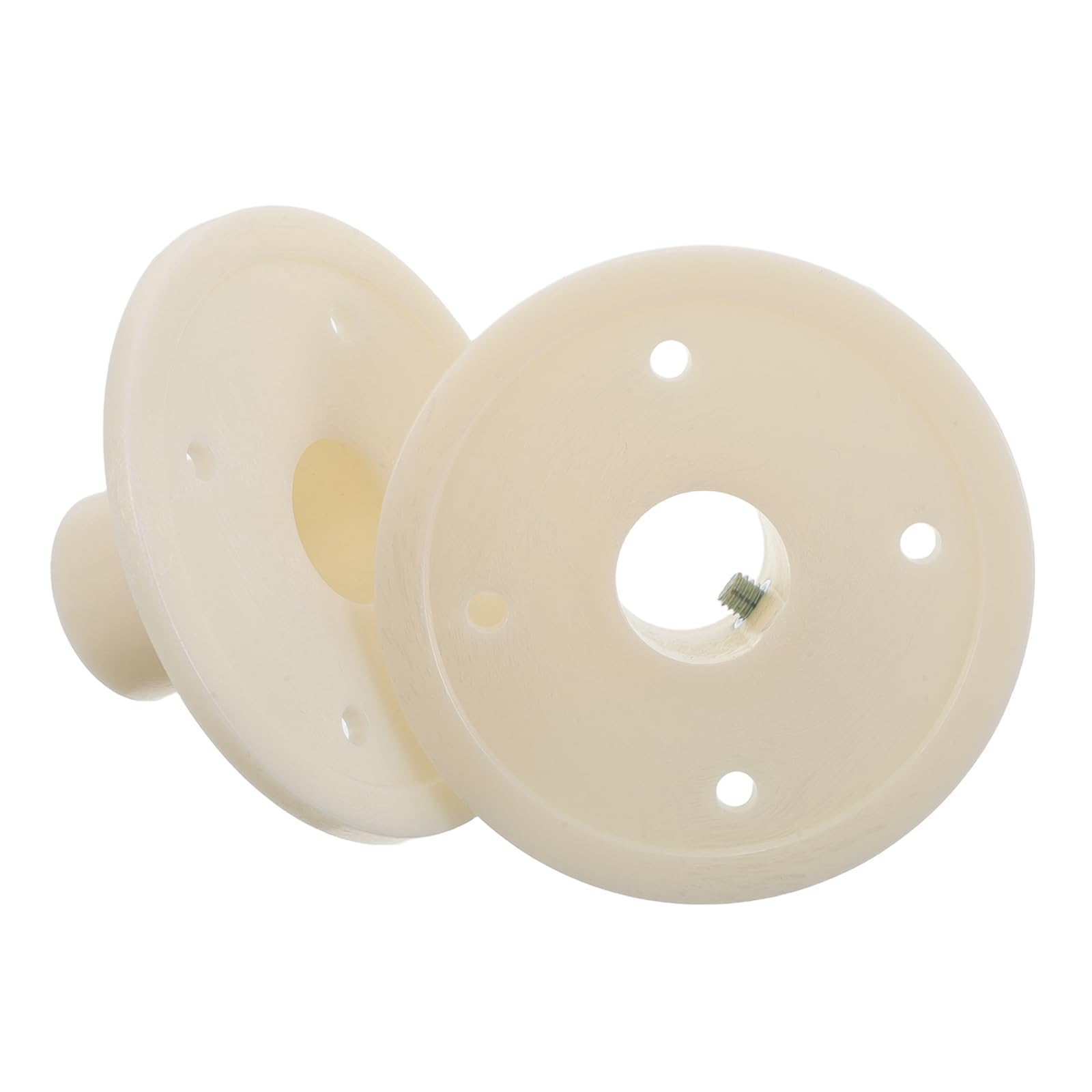 Tornillos de soporte de maniquí blanco ocultos para fijación de accesorios