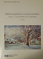 Methodes quantitatives en sc.hum. v2 (GAËTAN MORIN ÉDITEUR 2891056361 Book Cover