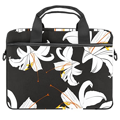 Sac PC 13 pouces à fleurs pour les trajets et le bureau