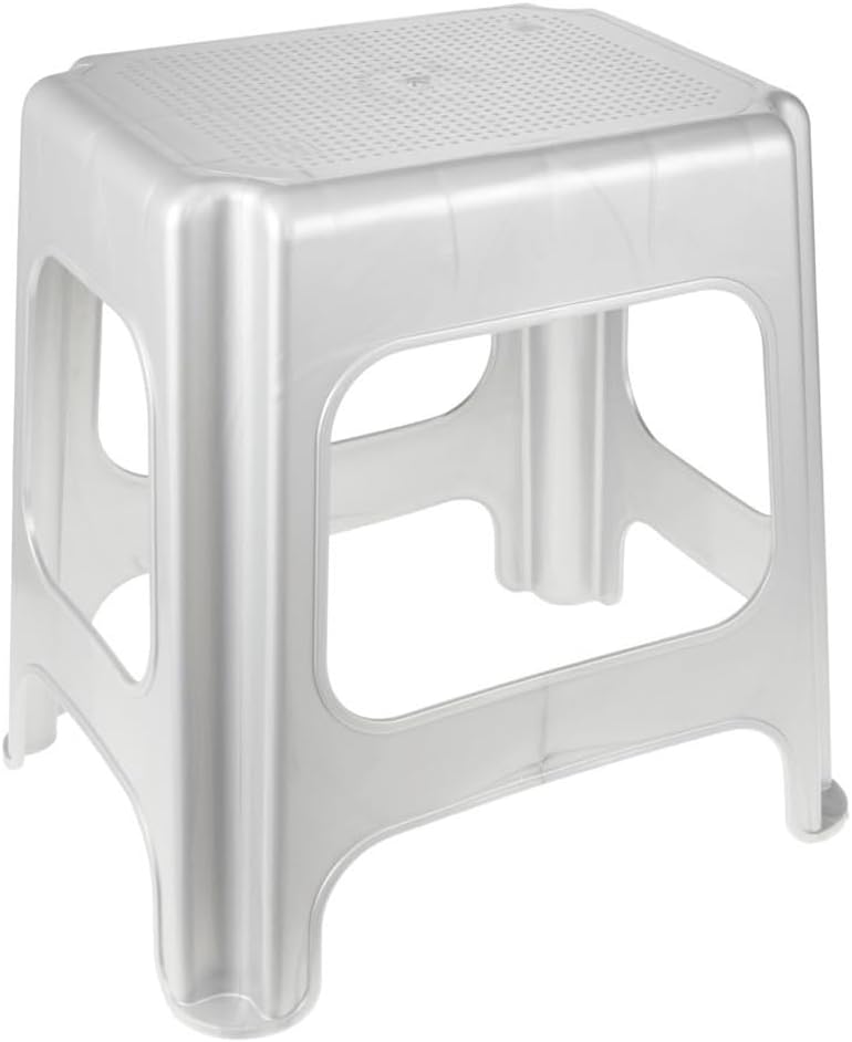 keeeper Maxi Stool, Silver, 41 x 33.5 x 42.5 cm