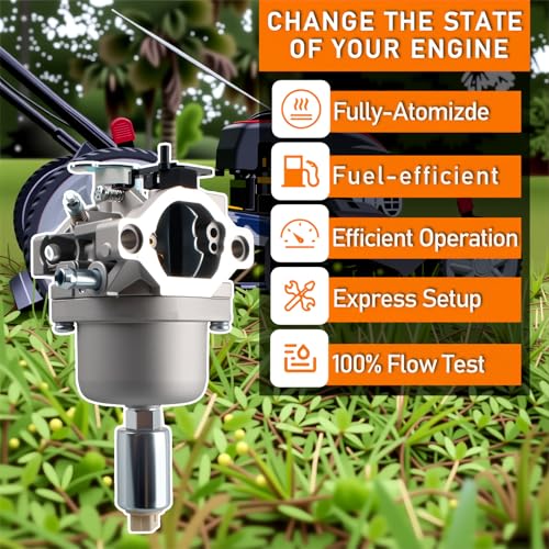 D105 Carburetor Compatible with John Deere D110 D100 LA125 LA115 E110 Lawn Tractor - Carburetor for 17.5hp, 19.5hp, 21hp Briggs & Stratton Engine Lawn Tractors by Gioong - Used condition - Image 2