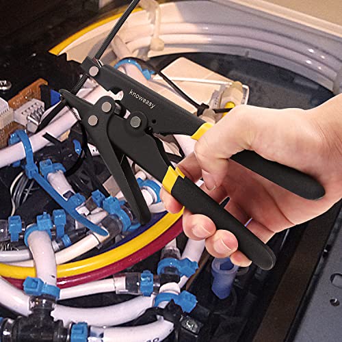 Cable Tie Tool,Knoweasy Zip Tie Tool And Tensioning And Cutting Tool For Plastic Or Nylon Cable Tie #TOP6