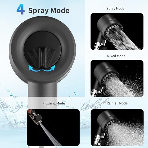 Iopsk Drivse Iondrops Showerhead With Filters For Hard Water,Handheld Shower Head With Off Switch,Detachable Filtered Shower Head With Hose For Rv Camper thumb #1