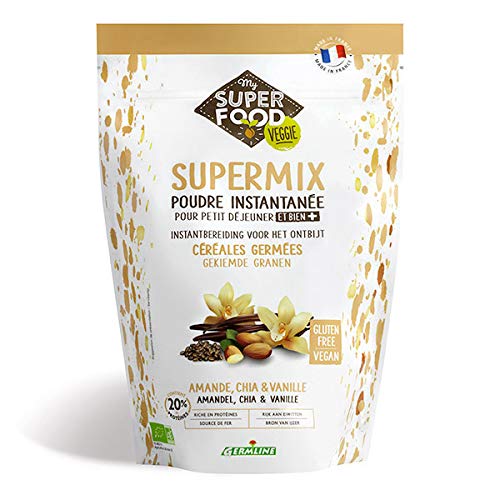 Germ'Line - Supermix Amande, Chia, Vanille 350 G - Vendu par unité