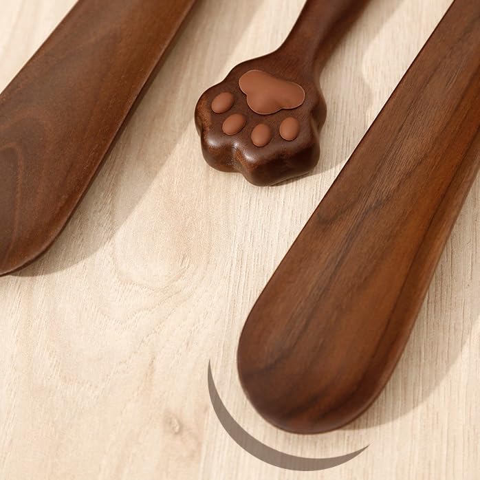 Calzador Calzador de mango largo, magnético, de madera maciza, creativo, for mujeres mayores, embarazadas, portátil, pequeño, for el hogar Calzador Con Mango Largo