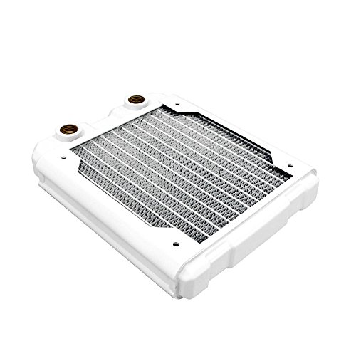 Radiateur GTS 140 Black Ice Nemesis blanc pour un setup de bureau épuré