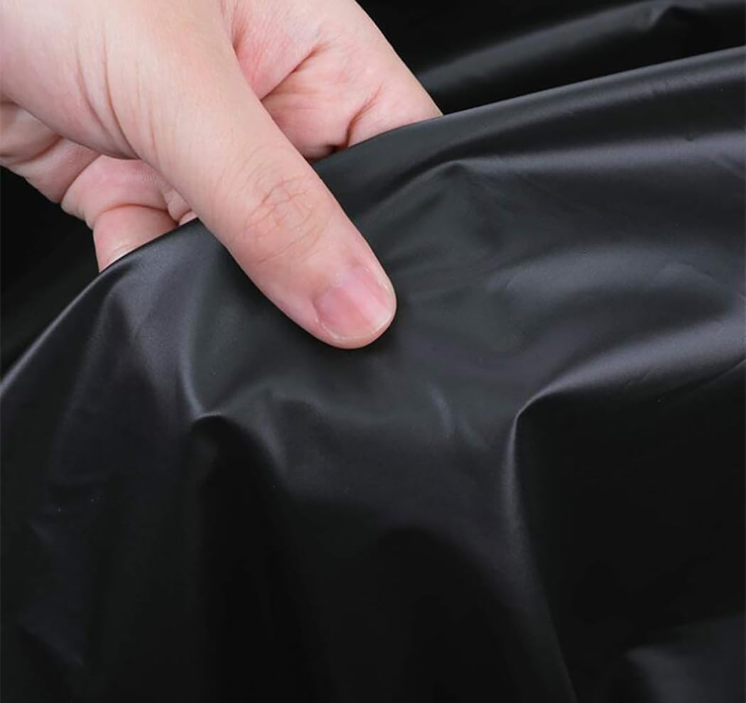 Outdoor Daybed Cover,DxH 89x32in Waterproof Patio Sofa Covers,All Weather Protection Round Canopy Day Bed Cover,Patio Furniture Accessories Cover for Garden Sofa (Only Cover) (Black)