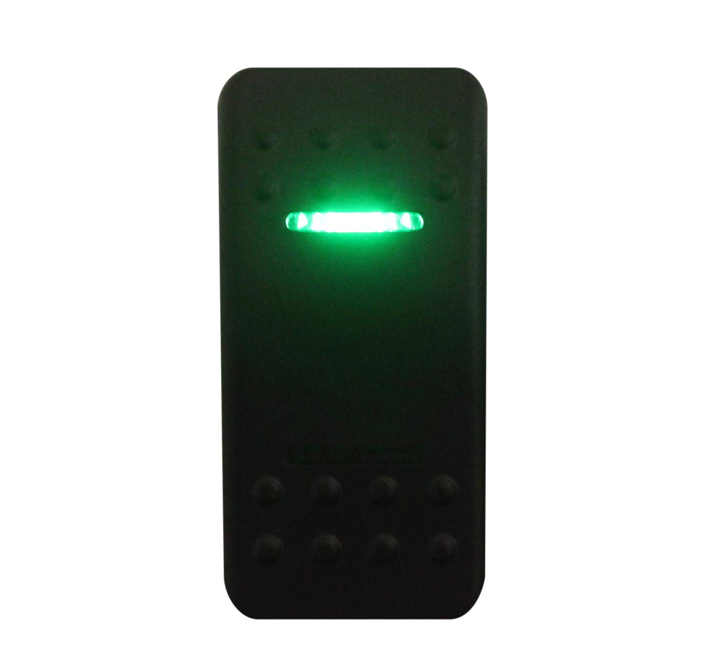 HYY Green Led 7 pin ON/Off/ON DPDT Rocker Switch for NARVA ARB Carling Style Replacement 12V 24V Marine Grade