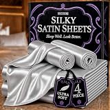 DECOLURE Satin Bed Sheets